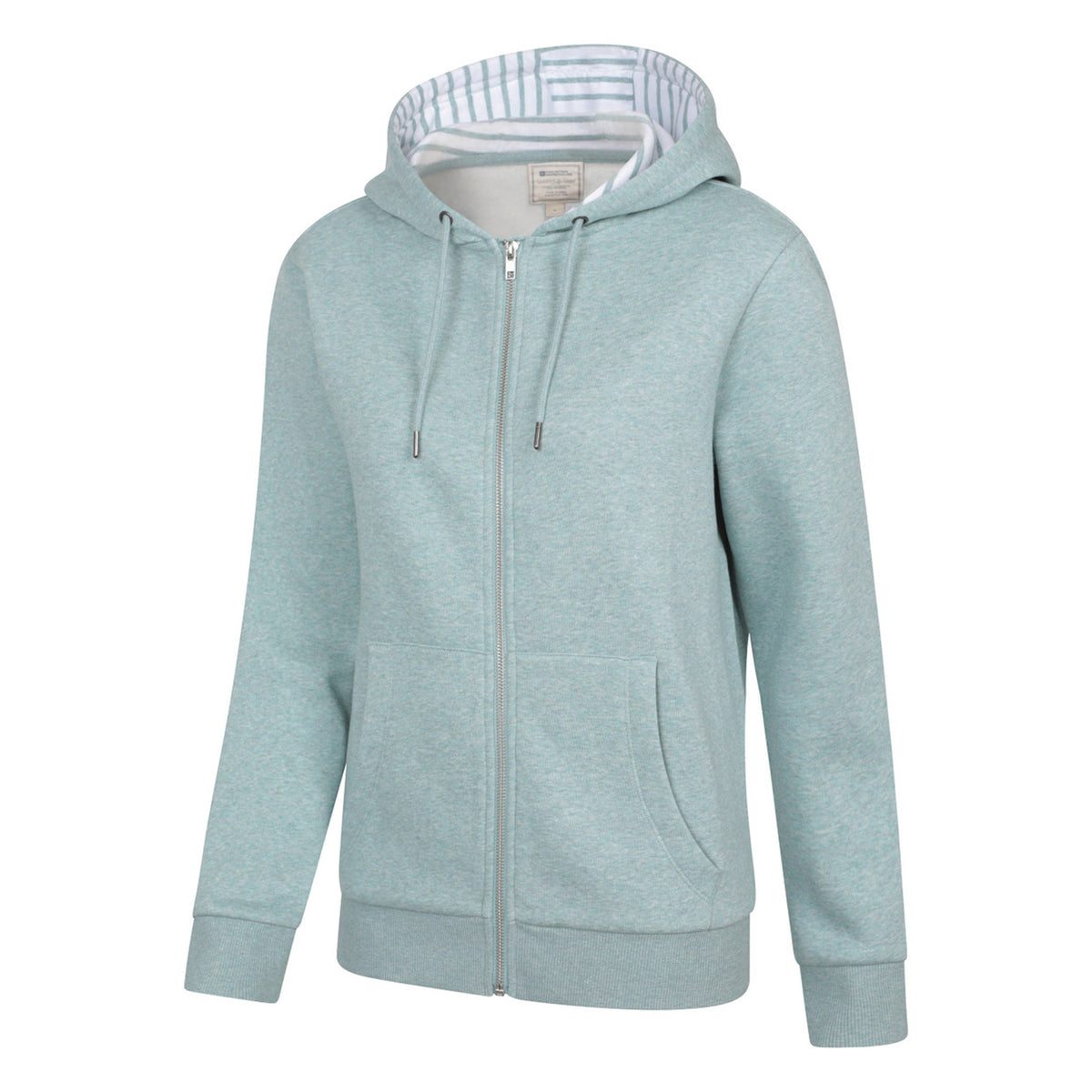 Pale Green - Side - Mountain Warehouse Womens-Ladies Penzance Full Zip Hoodie