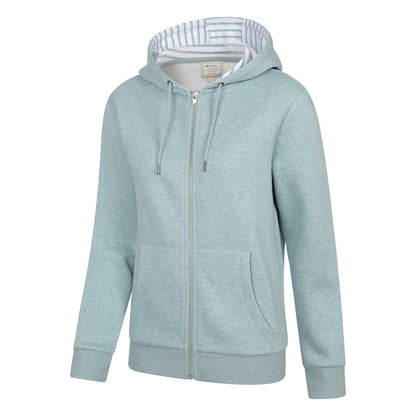 Pale Green - Side - Mountain Warehouse Womens-Ladies Penzance Full Zip Hoodie