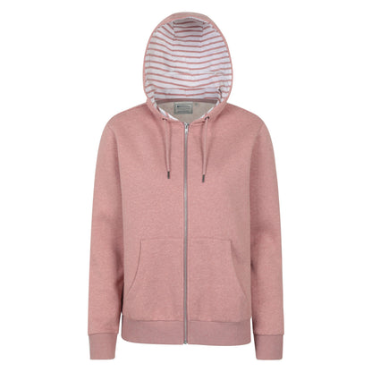 Rust - Front - Mountain Warehouse Womens-Ladies Penzance Full Zip Hoodie