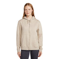 Beige - Front - Mountain Warehouse Womens-Ladies Penzance Full Zip Hoodie