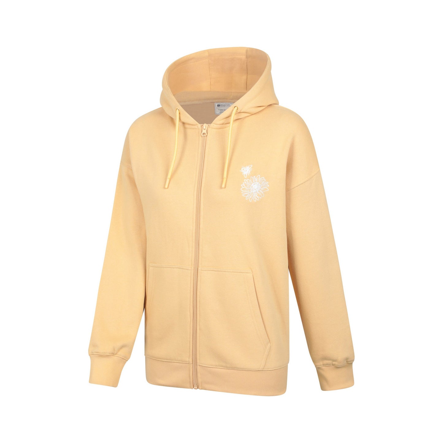 Mustard - Lifestyle - Mountain Warehouse Womens-Ladies Embroidered Sunflower Embroidered Hoodie