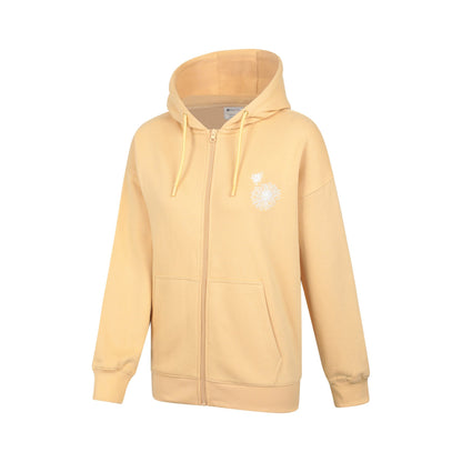 Mustard - Lifestyle - Mountain Warehouse Womens-Ladies Embroidered Sunflower Embroidered Hoodie