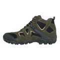 Green - Side - Mountain Warehouse Mens Curlew Waterproof Low Profile Walking Boots