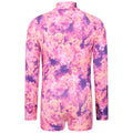 Coral - Back - Mountain Warehouse Childrens-Kids Mira Long-Sleeved Rash Guard Swimsuit