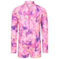 Coral - Front - Mountain Warehouse Childrens-Kids Mira Long-Sleeved Rash Guard Swimsuit