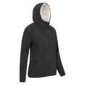 Black - Side - Mountain Warehouse Womens-Ladies Snowdonia Fleece Full Zip Hoodie