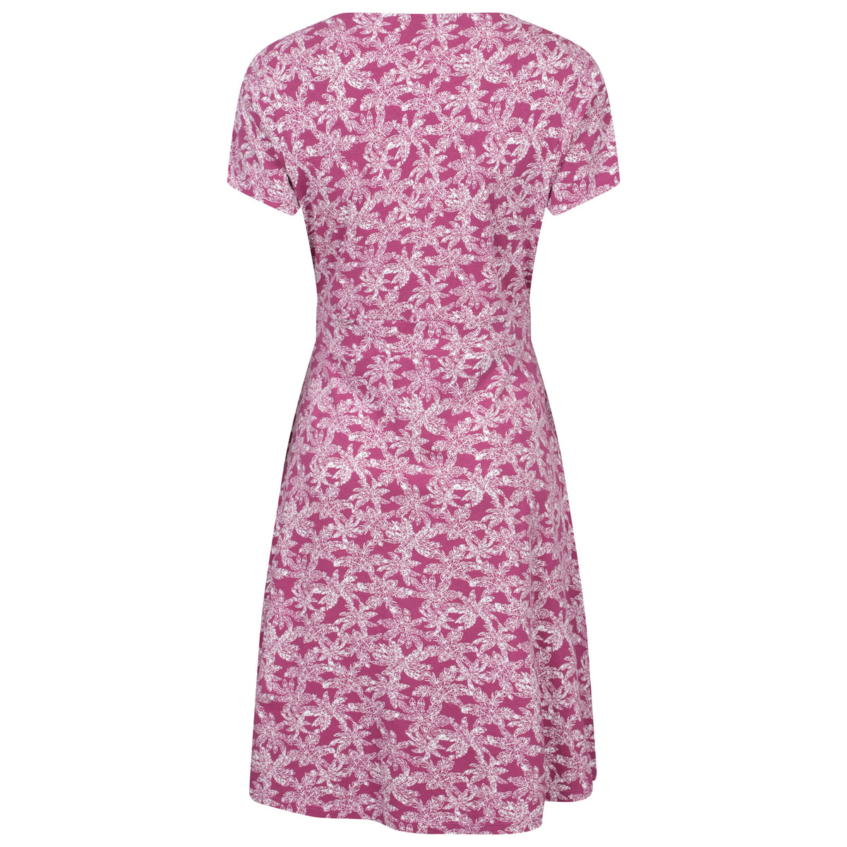 Dark Pink - Back - Mountain Warehouse Womens-Ladies Orchid Patterned UV Protection Dress