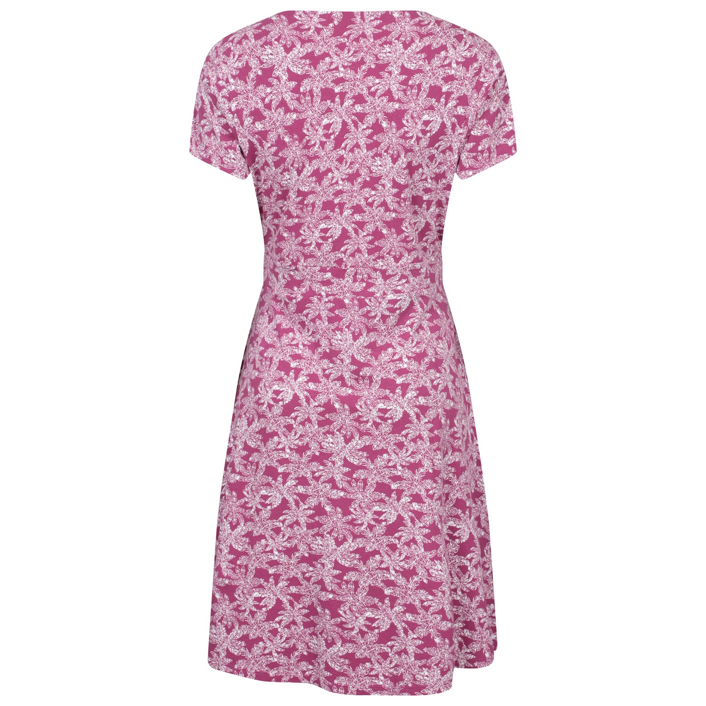 Dark Pink - Back - Mountain Warehouse Womens-Ladies Orchid Patterned UV Protection Dress
