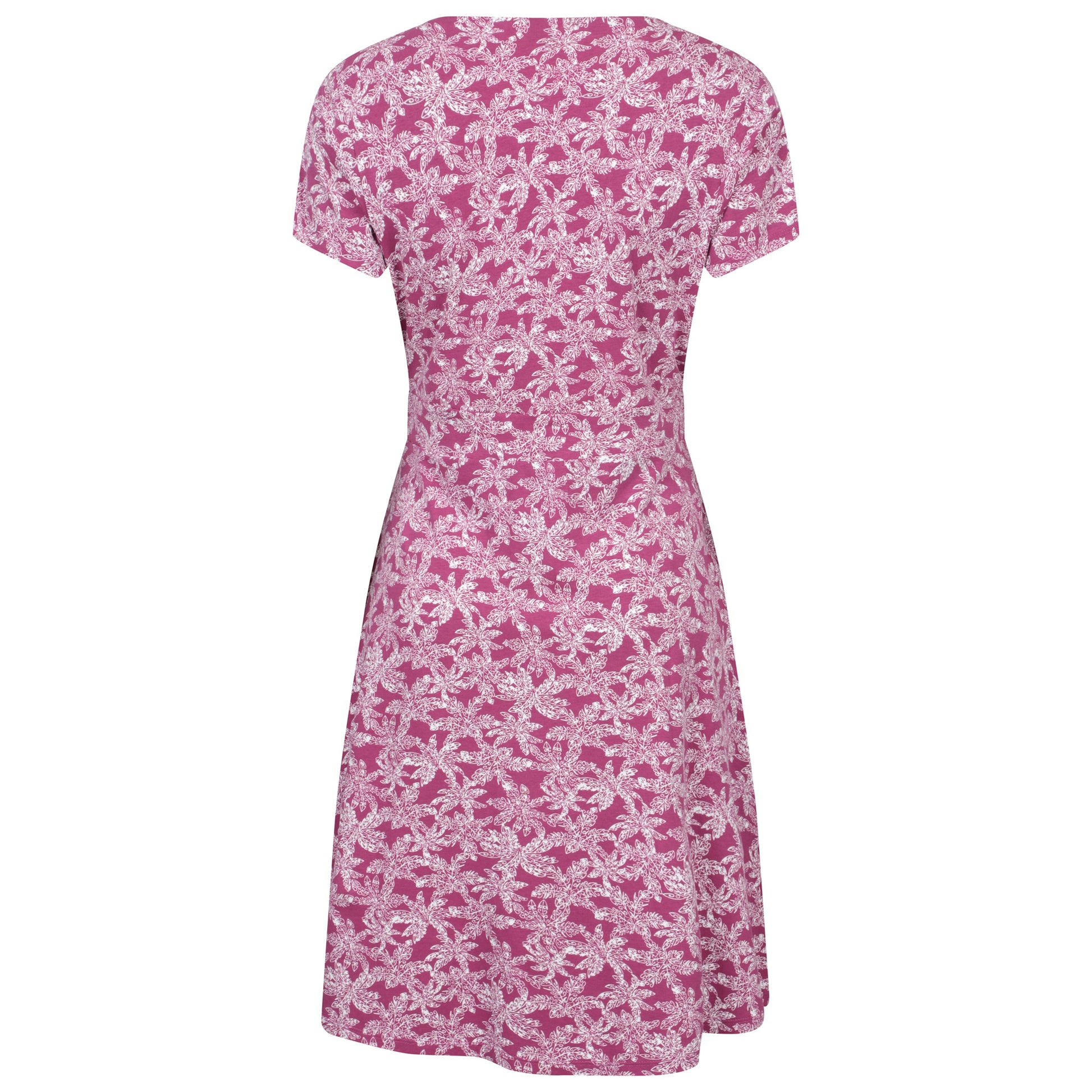 Dark Pink - Back - Mountain Warehouse Womens-Ladies Orchid Patterned UV Protection Dress