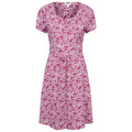 Dark Pink - Front - Mountain Warehouse Womens-Ladies Orchid Patterned UV Protection Dress