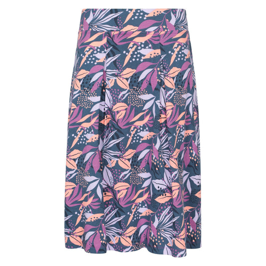 Purple - Front - Mountain Warehouse Womens-Ladies Waterfront Jersey Midi Skirt