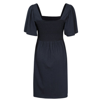 Navy - Back - Mountain Warehouse Womens-Ladies Hydra Shirred Dress