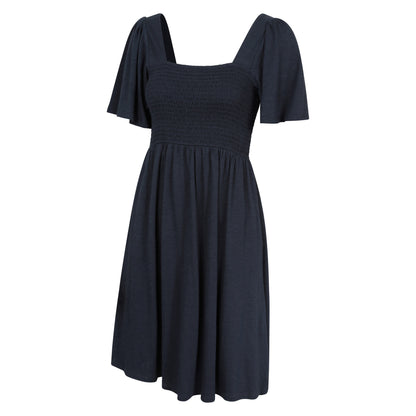 Navy - Lifestyle - Mountain Warehouse Womens-Ladies Hydra Shirred Dress