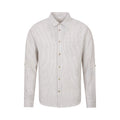 Mustard - Front - Mountain Warehouse Mens Lowe Stripe Shirt