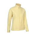 Pale Yellow - Side - Mountain Warehouse Womens-Ladies Raso Fleece Jacket