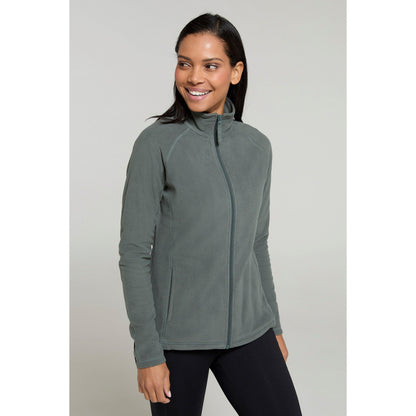 Khaki Green - Front - Mountain Warehouse Womens-Ladies Raso Fleece Jacket