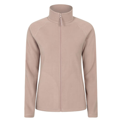 Dark Beige - Front - Mountain Warehouse Womens-Ladies Raso Fleece Jacket