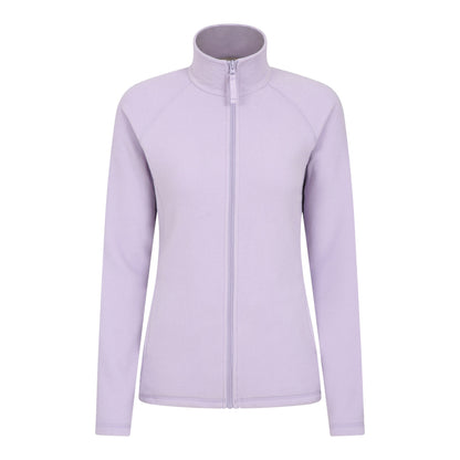 Lilac - Front - Mountain Warehouse Womens-Ladies Raso Fleece Jacket