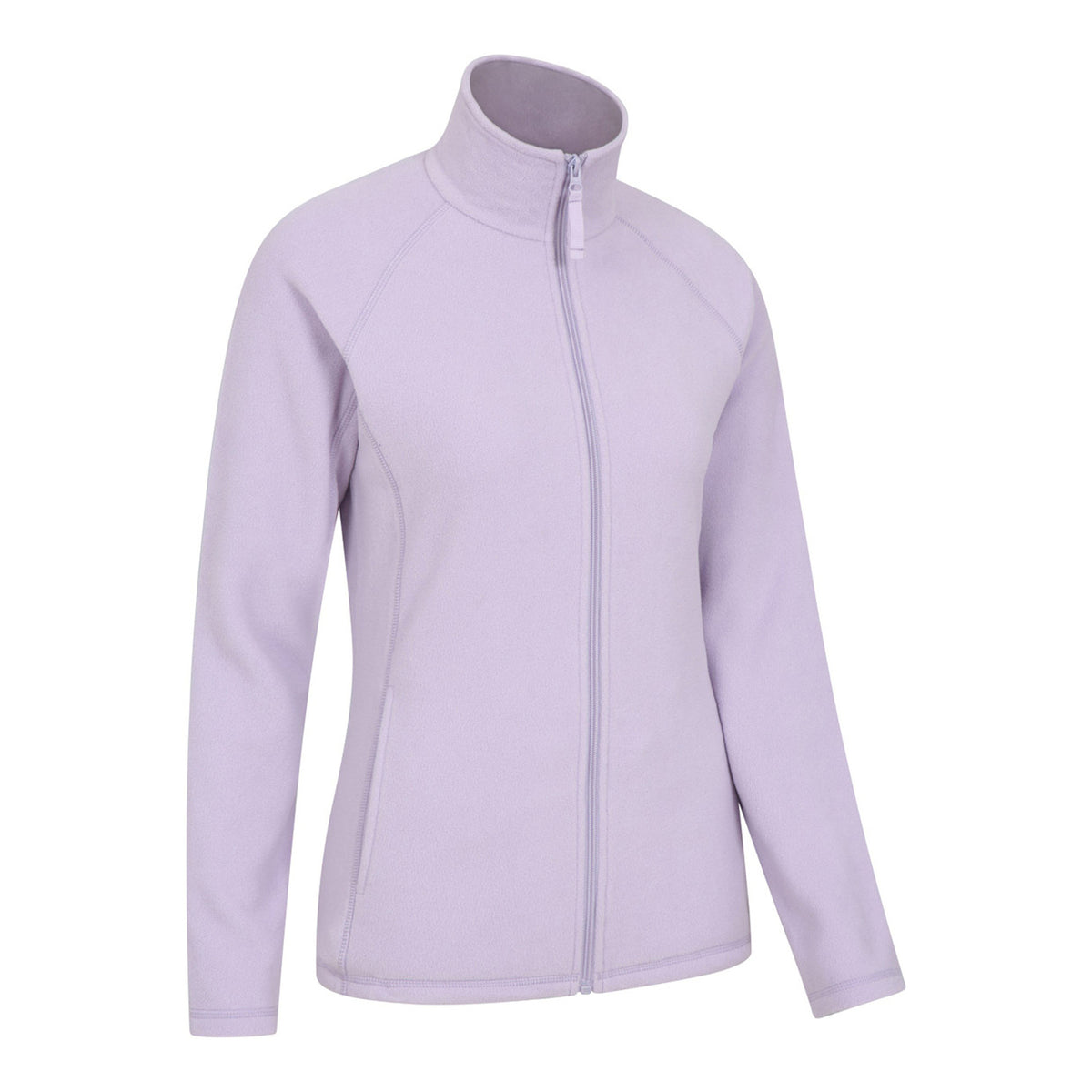 Lilac - Side - Mountain Warehouse Womens-Ladies Raso Fleece Jacket