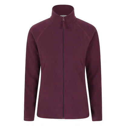 Burgundy - Front - Mountain Warehouse Womens-Ladies Raso Fleece Jacket