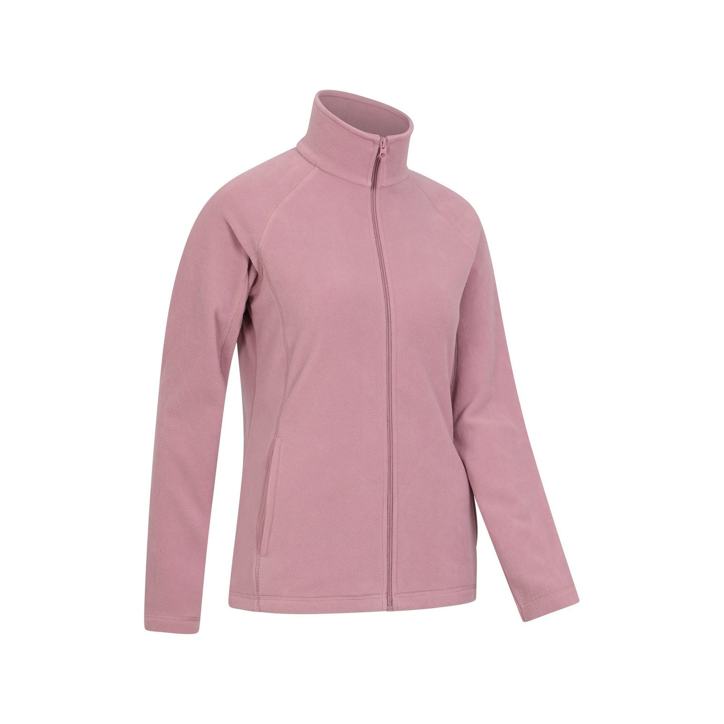Bright Pink - Side - Mountain Warehouse Womens-Ladies Raso Fleece Jacket