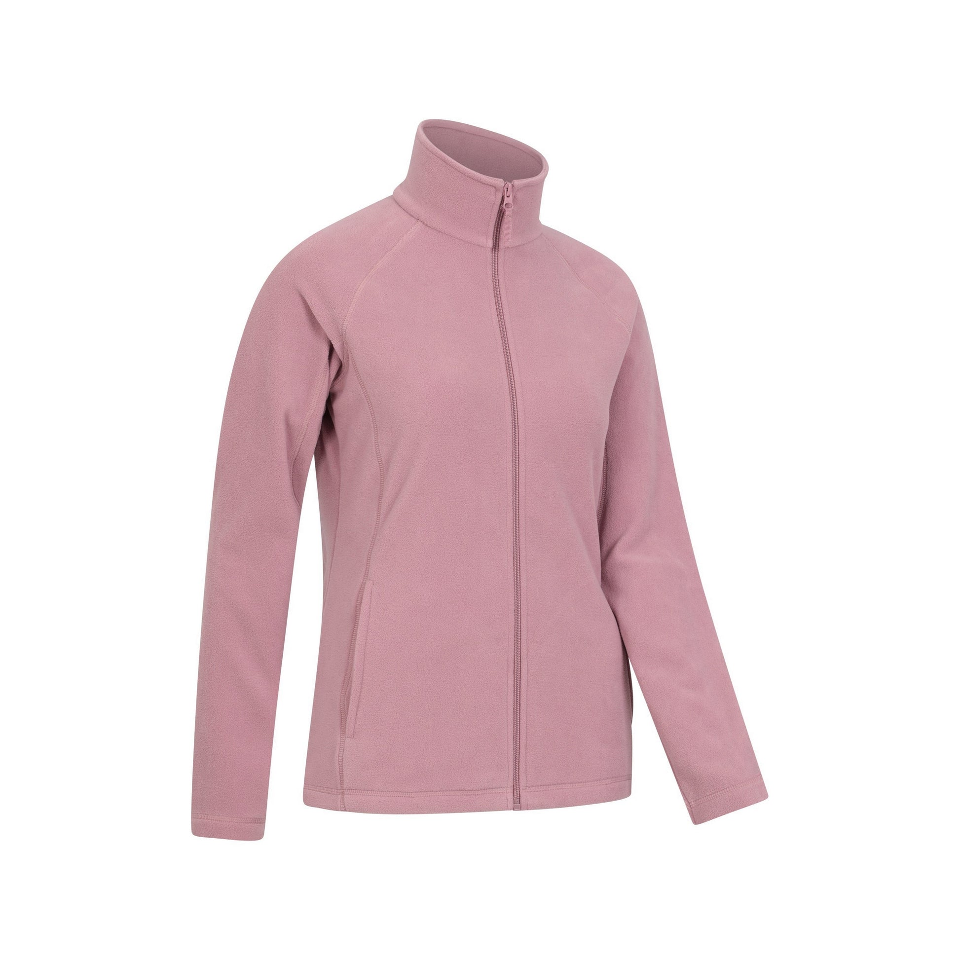 Bright Pink - Side - Mountain Warehouse Womens-Ladies Raso Fleece Jacket