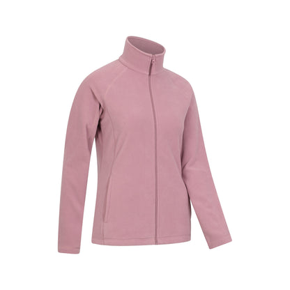 Bright Pink - Side - Mountain Warehouse Womens-Ladies Raso Fleece Jacket