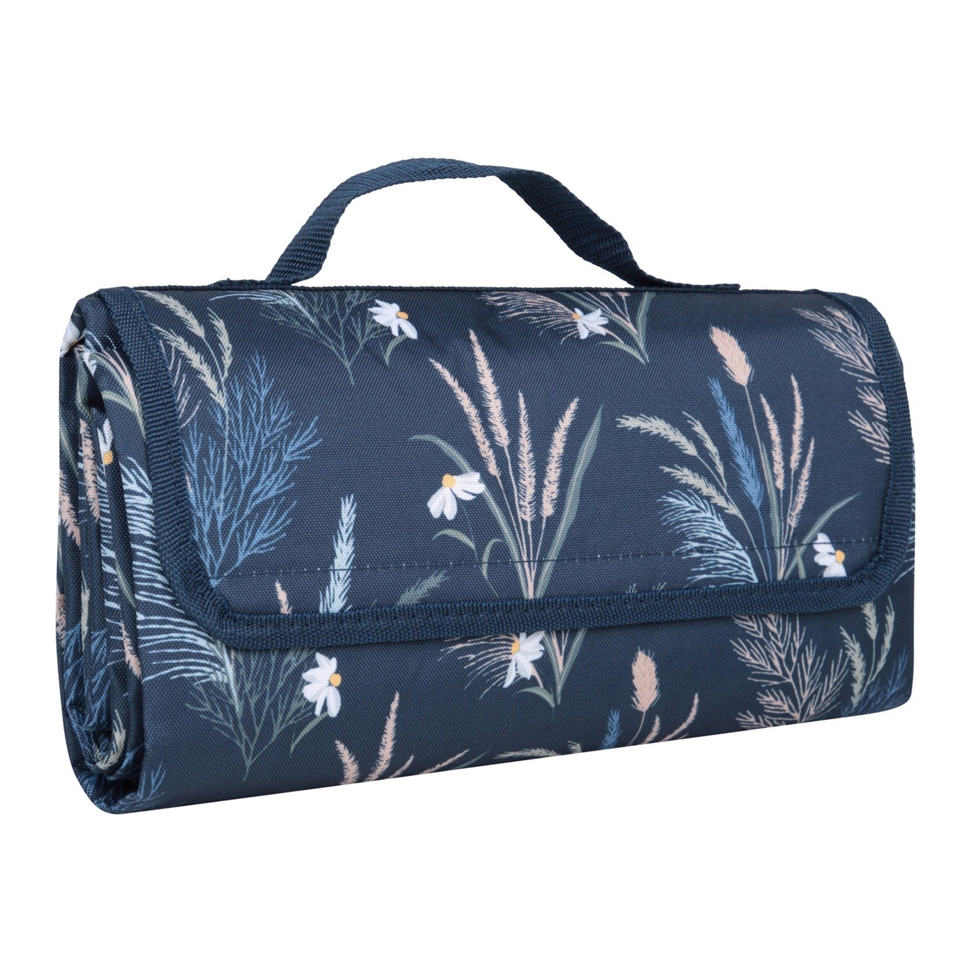 Dark Blue - Back - Mountain Warehouse Patterned Picnic Mat