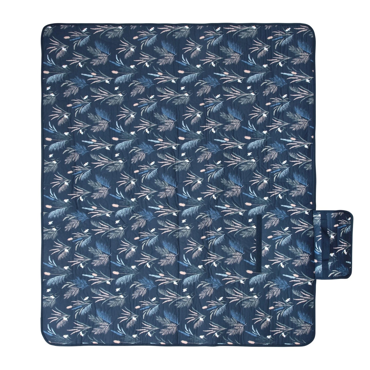 Dark Blue - Side - Mountain Warehouse Patterned Picnic Mat
