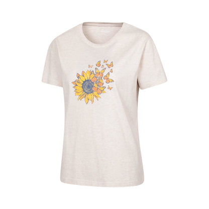 Light Beige - Lifestyle - Mountain Warehouse Womens-Ladies Sunflower Relaxed Fit T-Shirt
