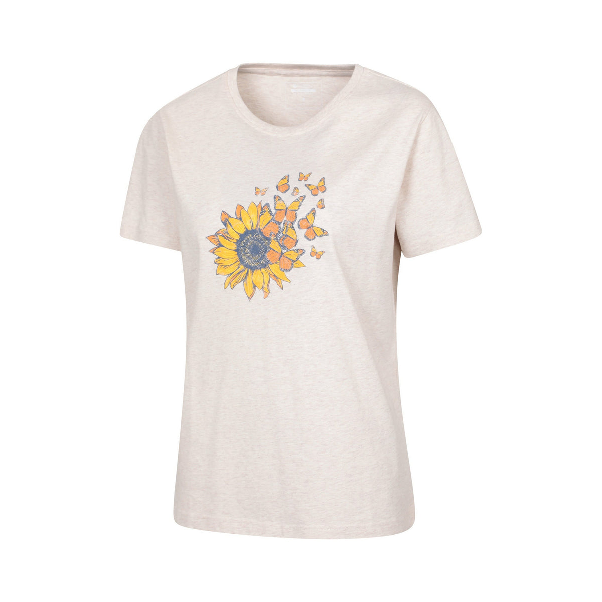 Light Beige - Lifestyle - Mountain Warehouse Womens-Ladies Sunflower Relaxed Fit T-Shirt