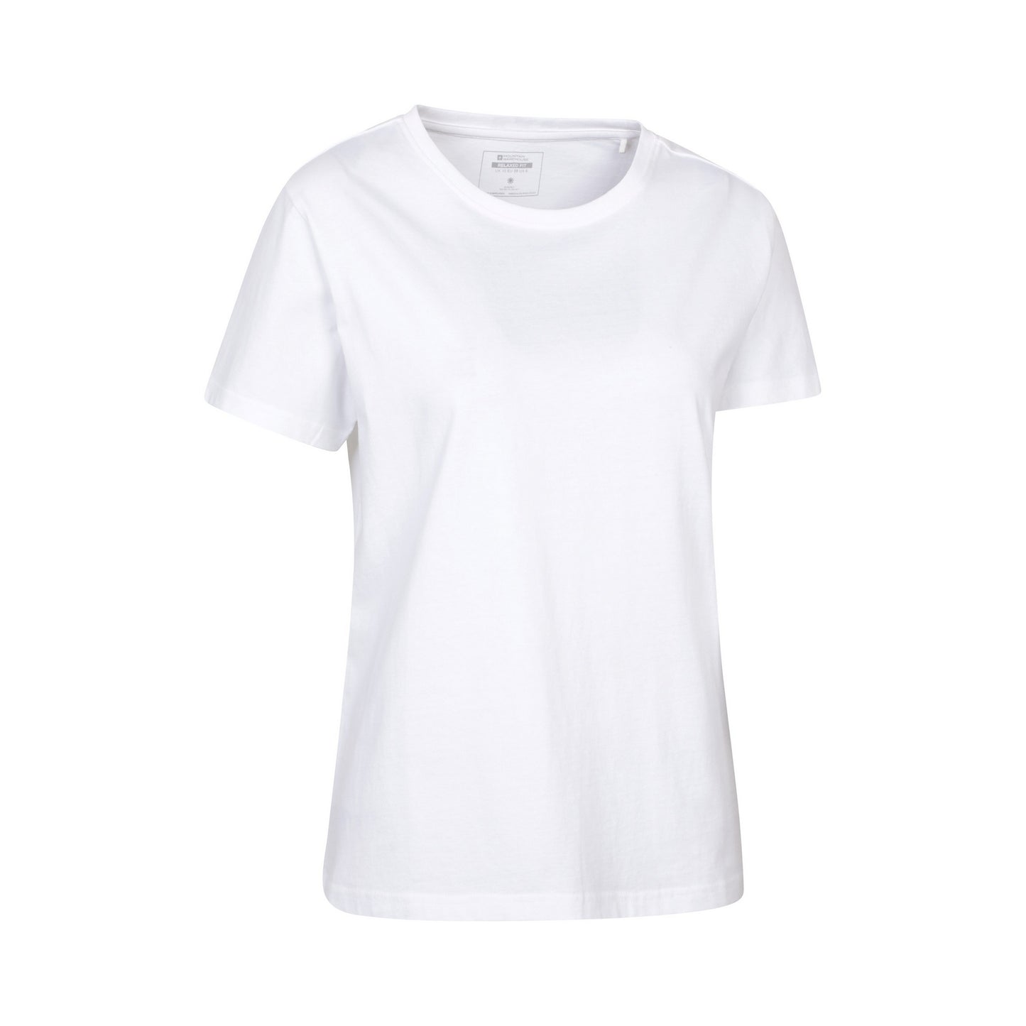 White - Side - Mountain Warehouse Womens-Ladies Basic Relaxed Fit T-Shirt