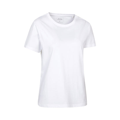 White - Side - Mountain Warehouse Womens-Ladies Basic Relaxed Fit T-Shirt