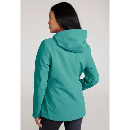 Black - Back - Mountain Warehouse Womens-Ladies Rainstorm 2.5 Layered Waterproof Jacket