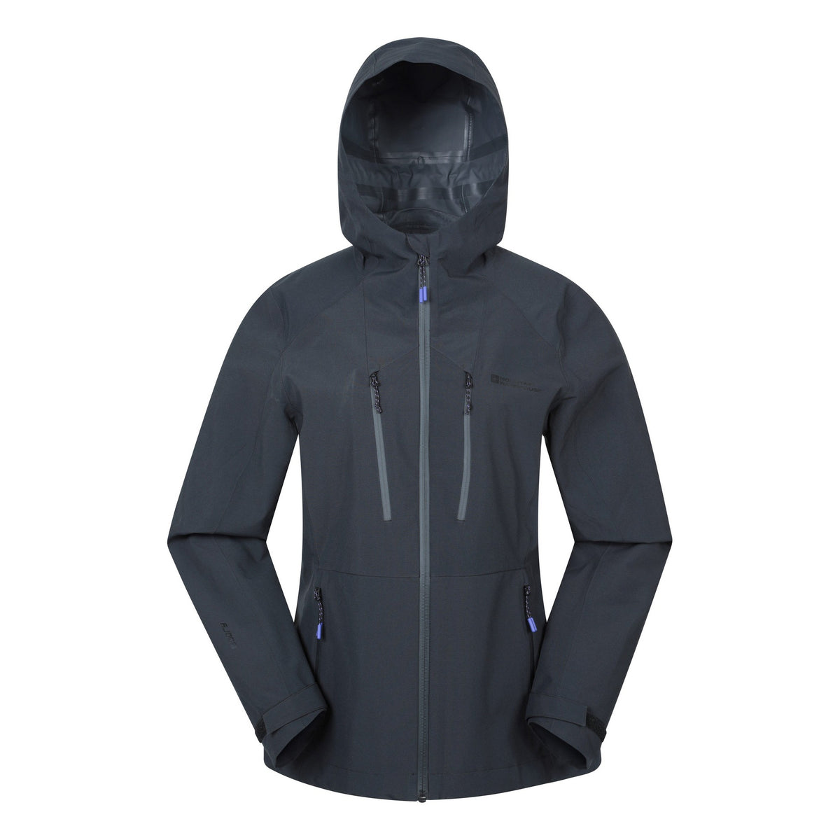 Teal - Lifestyle - Mountain Warehouse Womens-Ladies Rainstorm 2.5 Layered Waterproof Jacket