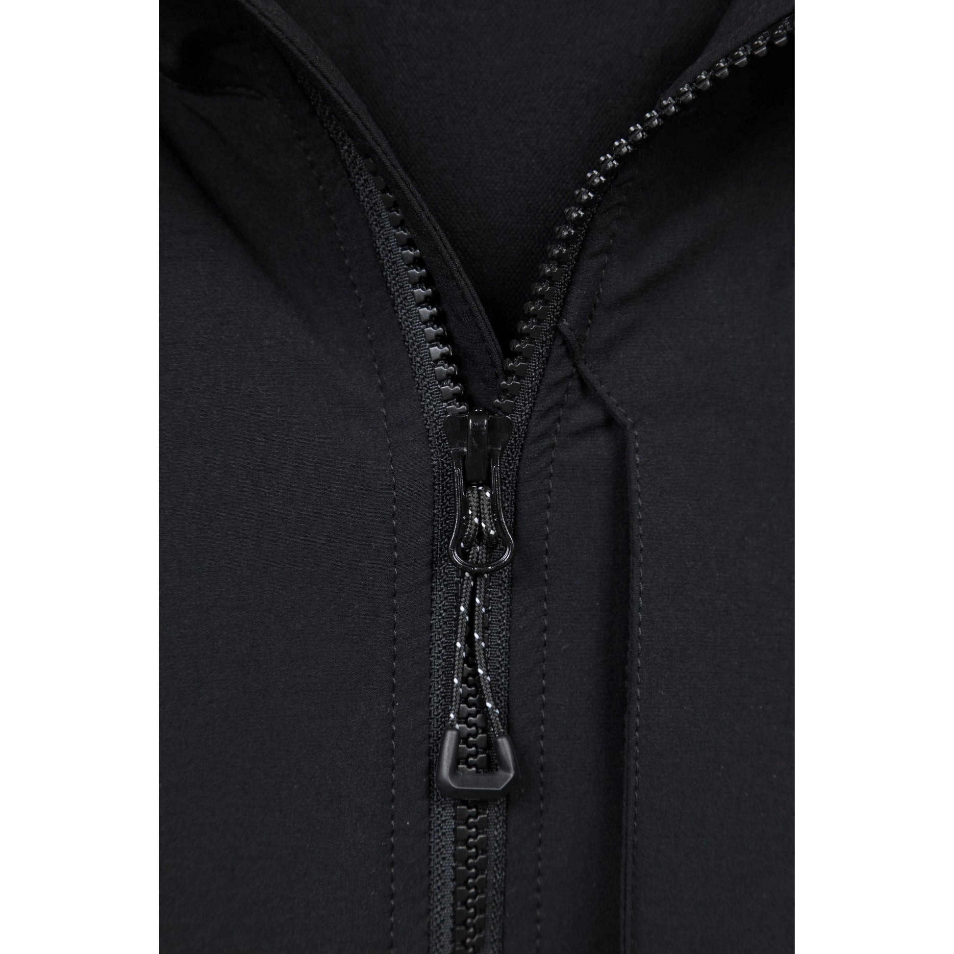 Black - Pack Shot - Mountain Warehouse Mens Retreat Packable Soft Shell Jacket