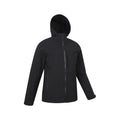 Black - Side - Mountain Warehouse Mens Retreat Packable Soft Shell Jacket