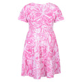 Bright Pink - Back - Mountain Warehouse Childrens-Kids Ava Tiered Dress