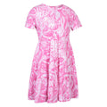 Bright Pink - Side - Mountain Warehouse Childrens-Kids Ava Tiered Dress