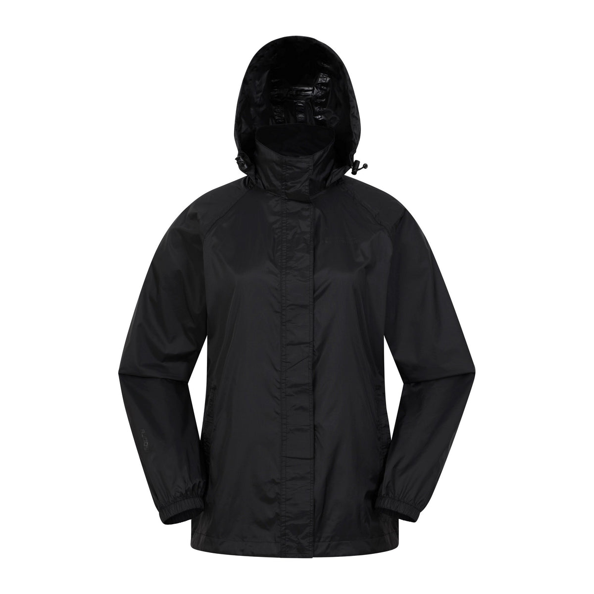 Black - Back - Mountain Warehouse Womens-Ladies Pakka Jacket and Trousers Set
