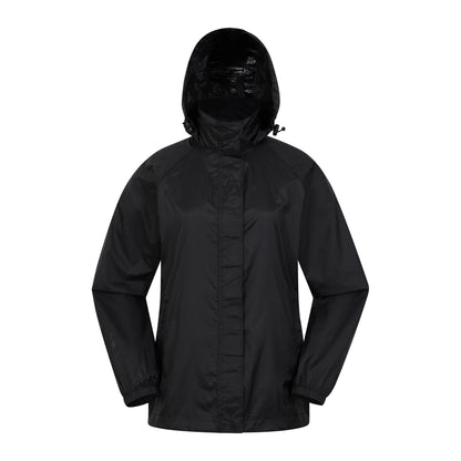 Black - Back - Mountain Warehouse Womens-Ladies Pakka Jacket and Trousers Set