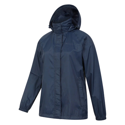 Navy - Pack Shot - Mountain Warehouse Womens-Ladies Pakka Jacket and Trousers Set