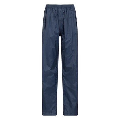 Navy - Close up - Mountain Warehouse Womens-Ladies Pakka Jacket and Trousers Set