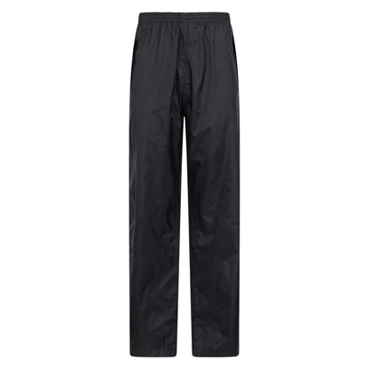 Black - Close up - Mountain Warehouse Womens-Ladies Pakka Jacket and Trousers Set