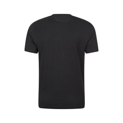 Jet Black - Back - Mountain Warehouse Mens Mountain Peaks T-Shirt