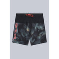 Black - Front - Animal Mens Brett Leaves Boardshorts