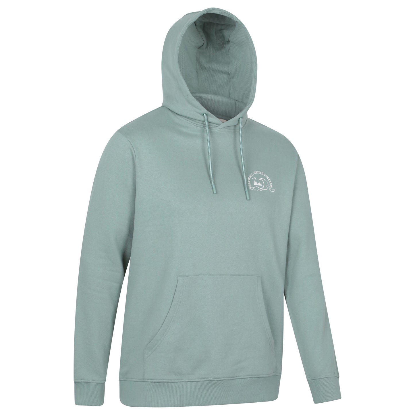 Light Khaki - Side - Mountain Warehouse Mens Regional Cornwall Graphic Hoodie