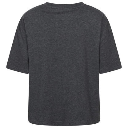 Charcoal - Back - Mountain Warehouse Womens-Ladies Landscape Boxy T-Shirt