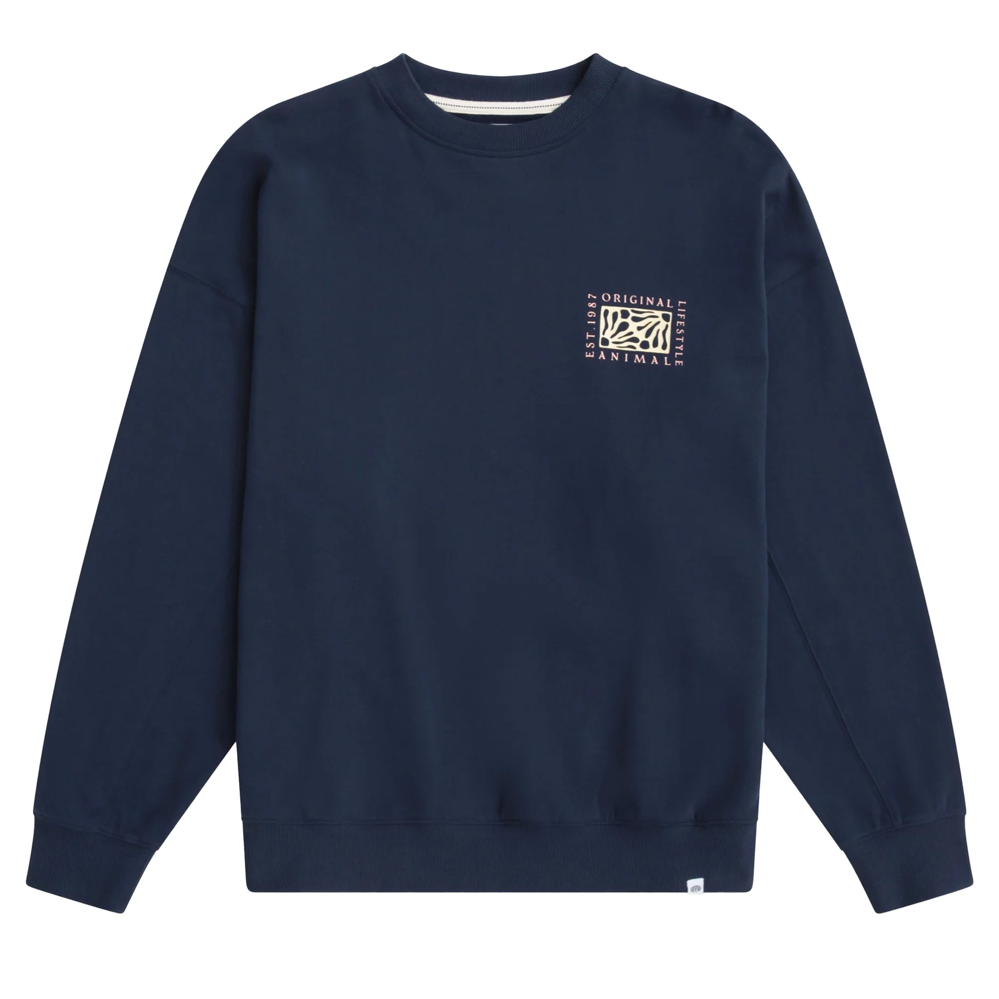 Navy - Front - Animal Womens-Ladies Dakota Sweatshirt