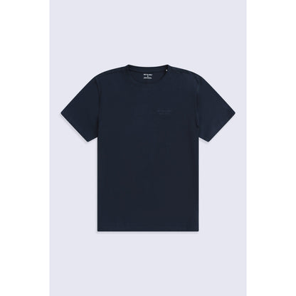 Navy - Front - Animal Mens Otis Plain Oversized T-Shirt